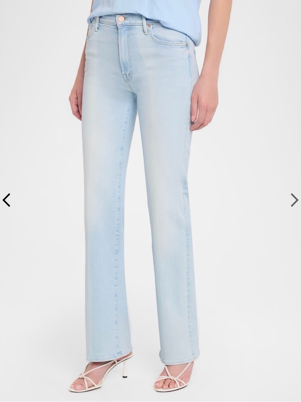 MOTHER The Kick It Jeans Melt in your Mouth Straight-Leg Jeans - Picture 2 of 9